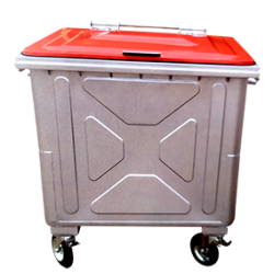 CONTENEDOR METÁLICO 1100L